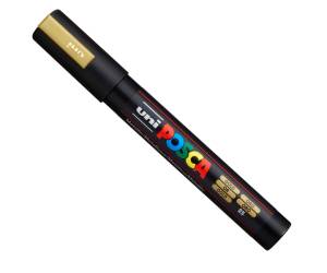 Gift Box c coperchio argento 18 marcatori Uni Posca PC5M punta media colori assortiti - 22355 - 9