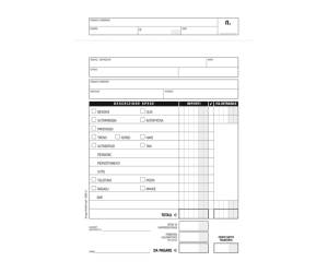 Blocco buste nota spese staccabili 23 x 16 cm confezione 25 buste - 23025 - 3