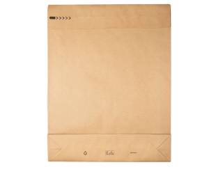 Sacchetti a fondo quadro E Green 45 x 57 x 10,10 cm carta kraft avana - 27561 - 1