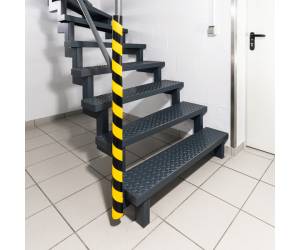 Profilo paracolpi P30 per superfici tubolari giallo nero - 29041 - 2