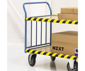 Profilo paracolpi P30 per superfici tubolari giallo nero - 29041 - 3