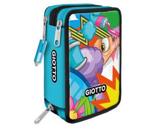 Astuccio 3 zip Young Street collection 19,5 x 7,5 x 12,9 cm PL fantasie assortite - 25181 - 2