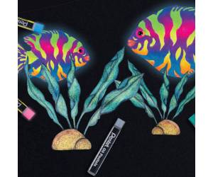 Pastelli a olio lunghezza 60 mm colori fluo e metal assortiti astuccio 12 pezzi - 22828 - 2