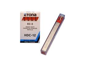 Caricatore HDC12 per Etona EC3 - 210 punti - rosso - conf. 5 pezzi - 034D124702 - 4580107120093 - DMwebShop