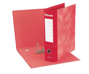 Registratore Essentials G72 - dorso 5 cm - commerciale - 23 x 30 cm - rosso - conf. 8 pezzi - Esselte - 390772160 - 8004157772164 - DMwebShop