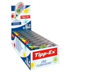 Correttore a nastro Mini Pocket Mouse - 5 mm x 6 mt - colori assortiti - conf. 10 pezzi - Tipp-ex - 926397 - 3086123379855 - DMwebShop