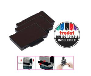 Tampone di ricambio 6/53 - nero - conf. 3 pezzi - Trodat - 1524 - 9008056015246 - DMwebShop