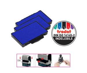 Tampone di ricambio 6/53 - blu - conf. 3 pezzi - Trodat - 1525 - 9008056015253 - DMwebShop