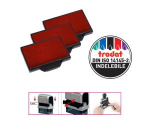 Tampone di ricambio 6/56 - rosso - conf. 3 pezzi - Trodat - 1531 - 9008056015314 - DMwebShop