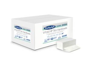 Asciugamani piegati a V Comfort 2 veli goffratura micro 17 gr 21x21 cm bianco da 210,357