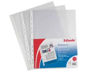 Buste forate CopySafe DeLuxe liscio 22 x 30 cm trasparente Esselte 395097500 - 4147