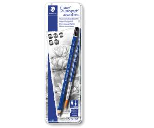 Matite in grafite acquerellabili pennello Mars Lumograph gradazione 4B - 3455