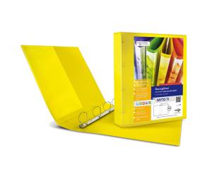 Raccoglitore personalizzabile Myto TI 4 anelli a D 17 mm dorso 2,5 cm 22 x 30 cm giallo Sei Rota 36911746 - 2995