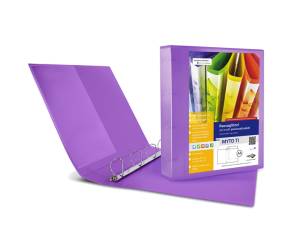 Raccoglitore personalizzabile Myto TI 4 anelli a D 30 mm dorso 4 cm 22 x 30 cm lilla Sei Rota 36913041 - 3015