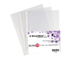Buste forate Top buccia - 22 x 30 cm - trasparente - conf. 50 pezzi - Starline - 662219stl - DMwebShop