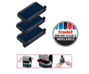 Tampone di ricambio 6,4911 blu - 2102