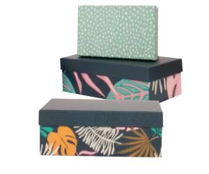 Set scatole regalo dimensioni assortite fantasia Breeze - 21469 - 2