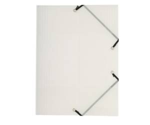 Cartella 3 lembi con elastico angolare Crystal Colours A4 PP colori assortiti - 3686 - 5