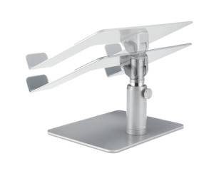 Base per laptop universale regolabile in metallo grigio - 3688 - 2