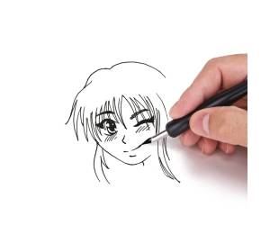 Set scrittura Manga 1 portapennino con 5pennini e inchiostro - 30127 - 1