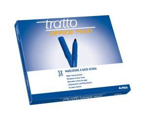 Pennarelli Office punta feltro punta maxi 0,8,2 mm blu - 15435 - 1