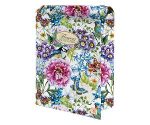 Cartella progetti Nature Flowers 26 x 34 cm dorso 7 cm con elastico - 5478 - 1