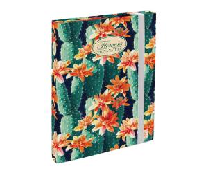 Cartella progetti Nature Flowers 26 x 34 cm dorso 7 cm con elastico - 5478 - 3