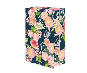 Cartella progetti Nature Flowers 26 x 34 cm dorso 7 cm con elastico - 5478 - 4