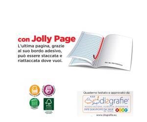 Maxiquaderno Linea Blu One Color A4,5 mm con margine 18,1 fogli 100 gr - 23525 - 1