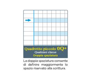 Maxiquaderno Linea Blu One Color A4,5 mm 18,1 fogli 100 gr - 23524 - 2
