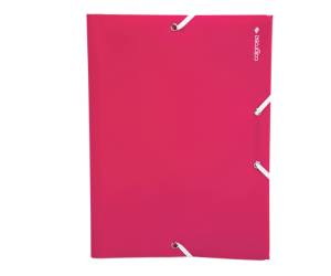 Cartella 3 lembi con elastico angolare A4 PP colori assortiti - 29620 - 3