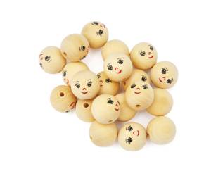 Faccine in legno colore naturale diametro 30 mm - 21321 - 1