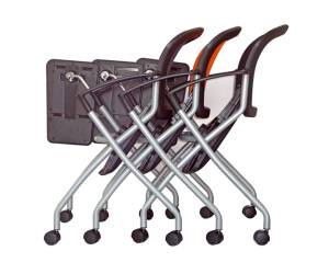 Seduta conferenza Phoenix con tavoletta nero - 21203 - 1