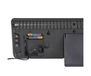 Orologio a LED 37,5 x 13,5 cm - 25513 - 3