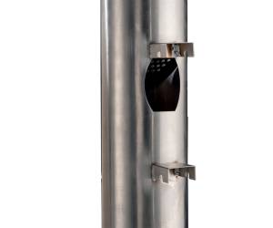 Posacenere murale Birkin acciaio inox satinato - 20209 - 1