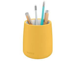 Portapenne Cosy 10,8 x 8,5 cm ceramica giallo - 23464 - 1
