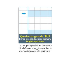 Maxiquaderno Didattico One Color A4,10 mm 18,1 fogli 100 gr - 11761 - 2