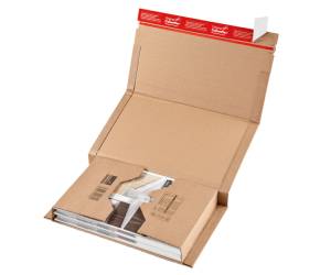 Scatola postale CP 020 fustellata 380 x 290 x 80 mm Colompac - CP020,17,26845 - 2