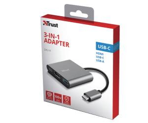 Adattatore USB C multiporta 3 in 1 Dalyx - 25864 - 4