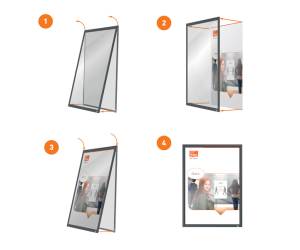 Cornice Impression PRO a clip A3 grafite - 26898 - 2