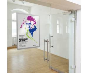 Cornice adesiva Duraframe Poster A2,42 x 59,4 cm argento - 29195 - 2