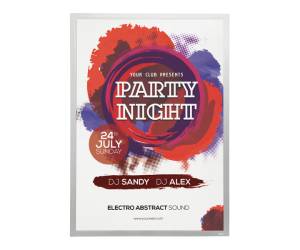 Cornice adesiva Duraframe Poster 70 x 100 cm argento - 29406 - 1