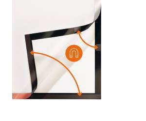 Cornice adesiva Duraframe Poster 70 x 100 cm argento - 29406 - 8