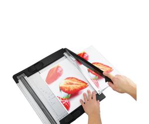 Taglierina Homeoffice 2in1 lama rotante e ghigliottina A4 grigio nero - 29001 - 4