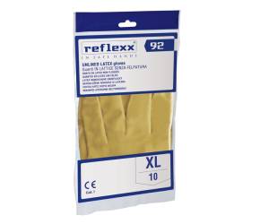 Coppia di guanti in lattice non felpato R92 taglia XL giallo - 27880 - 1