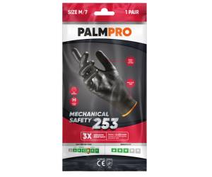 Guanti mechanical Safety Palmpro 253 taglia M nero - 27857 - 1