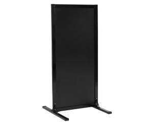 Lavagna da terra Stand Woody 117 x 56 x 60 cm nero - 28112 - 2