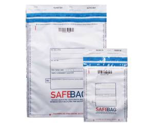 Sacchetti di sicurezza Safe Bag per corrieri C3,32,1 x 47,4 cm PE bianco - 27571 - 1