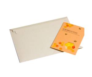 Busta Cart Grass A5,26 x 20,5 x 2,5 cm cartoncino teso grigio - 27567 - 1