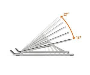 Supporto alza notebook Fold fino a - 15,28108 - 5